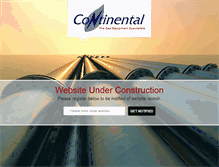 Tablet Screenshot of continental-uk.com